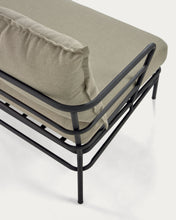 Load image into Gallery viewer, Mareluz 3 seater sofa in black steel, 197 cm - image 9