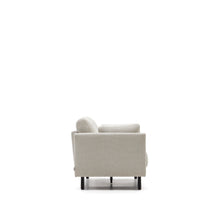 Load image into Gallery viewer, Gilma 2 seater sofa in chenille pearl with painted black finish legs, 170 cm - image 6