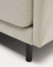 Load image into Gallery viewer, Gilma 2 seater sofa in chenille pearl with painted black finish legs, 170 cm - image 14