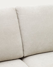 Load image into Gallery viewer, Gilma 3 seater sofa w/ right/left-hand chaise longue, chenille pearl with black legs, 260 cm - image 18