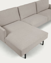 Load image into Gallery viewer, Galene 3 seater sofa with left-hand chaise longue in beige, 254 cm FSC Mix Credit - image 9