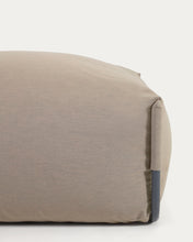 Load image into Gallery viewer, Square modular 100% outdoor sofa pouffe in green with black aluminium, 101 x 101 cm - image 6