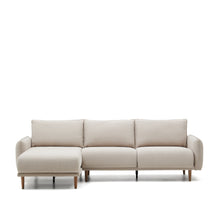 Load image into Gallery viewer, Carlota 3-seater sofa with left / right chaise longue in beige, 262 cm FSC Mix Credit