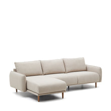 Load image into Gallery viewer, Carlota 3-seater sofa with left / right chaise longue in beige, 262 cm FSC Mix Credit - image 3