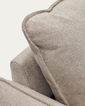Load image into Gallery viewer, Carlota beige 2-seater sofa bed with solid beech wood legs 185cm FSC Mix Credit - image 11