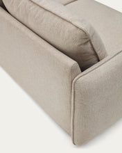 Load image into Gallery viewer, Carlota beige 2-seater sofa bed with solid beech wood legs 185cm FSC Mix Credit - image 12
