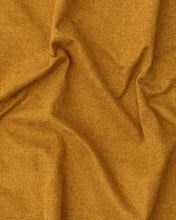 Load image into Gallery viewer, Luisa fire-retardant mustard bouclé armchair with solid beech wood legs 90cm - image 5