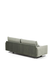 Load image into Gallery viewer, Veliro green velvet 3-seater sofa with black steel legs 240cm FSC Mix Credit - image 4