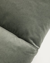 Load image into Gallery viewer, Veliro green velvet 3-seater sofa with black steel legs 240cm FSC Mix Credit - image 13