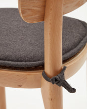 Load image into Gallery viewer, Cushion for Romane chair in dark grey 43 x 43 cm - image 7