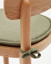 Load image into Gallery viewer, Cushion for Romane chair in green 43 x 43 cm - image 7