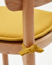 Load image into Gallery viewer, Cushion for Romane chair in mustard 43 x 43 cm - image 7