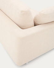 Load image into Gallery viewer, Gala 4-seater beige chenille sofa FSC Mix Credit 300cm - image 11