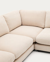 Load image into Gallery viewer, Gala 6-seater corner sofa in beige chenille FSC Mix Credit 300 x 300cm - image 5