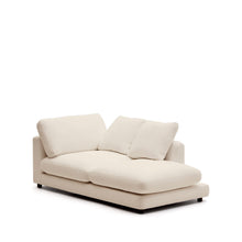 Load image into Gallery viewer, Gala right chaise longue in beige chenille FSC Mix Credit 193 x 105cm - image 4