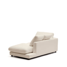 Load image into Gallery viewer, Gala right chaise longue in beige chenille FSC Mix Credit 193 x 105cm - image 5