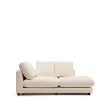 Load image into Gallery viewer, Gala right chaise longue in beige chenille FSC Mix Credit 193 x 105cm - image 8