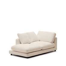 Load image into Gallery viewer, Gala left chaise longue in beige chenille FSC Mix Credit 193 x 105cm - image 4