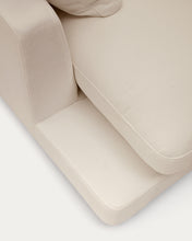 Load image into Gallery viewer, Gala left chaise longue in beige chenille FSC Mix Credit 193 x 105cm - image 11