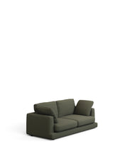 Load image into Gallery viewer, Gala 3-seater sofa in dark green chenille FSC Mix Credit 210 cm - image 2
