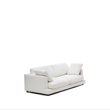Load image into Gallery viewer, Gala 3-seater white chenille sofa FSC Mix Credit 210cm - image 3