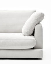 Load image into Gallery viewer, Gala 3-seater white chenille sofa FSC Mix Credit 210cm - image 11