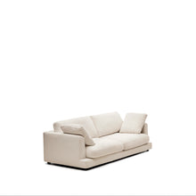 Load image into Gallery viewer, Gala 3-seater beige chenille sofa FSC Mix Credit 210cm - image 4