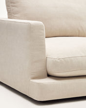 Load image into Gallery viewer, Gala 3-seater beige chenille sofa FSC Mix Credit 210cm - image 13