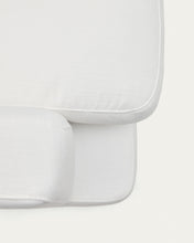 Load image into Gallery viewer, Gala 4-seater sofa with right chaise longue in white chenille FSC Mix Credit 300cm - image 13