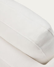 Load image into Gallery viewer, Gala 4-seater sofa with right chaise longue in white chenille FSC Mix Credit 300cm - image 14