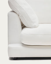 Load image into Gallery viewer, Gala 4-seater sofa with right chaise longue in white chenille FSC Mix Credit 300cm - image 15
