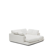 Load image into Gallery viewer, Gala 3-seater sofa with double chaise longue in white chenille FSC Mix Credit 210cm - image 2