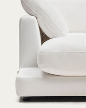 Load image into Gallery viewer, Gala 3-seater sofa with double chaise longue in white chenille FSC Mix Credit 210cm - image 7