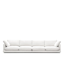 Load image into Gallery viewer, Gala 6-seater white chenille sofa FSC Mix Credit 390cm