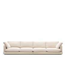 Load image into Gallery viewer, Gala 6-seater beige chenille sofa FSC Mix Credit 390cm