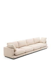 Load image into Gallery viewer, Gala 6-seater beige chenille sofa FSC Mix Credit 390cm - image 3