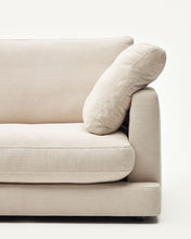 Load image into Gallery viewer, Gala 6-seater beige chenille sofa FSC Mix Credit 390cm - image 10