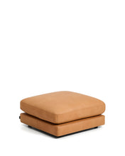 Load image into Gallery viewer, Gala brown leather footrest 90 x 90cm - image 2