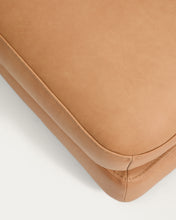 Load image into Gallery viewer, Gala brown leather footrest 90 x 90cm - image 5