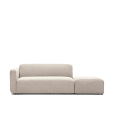 Load image into Gallery viewer, Neom 2 seater modular sofa with back module in beige, 244 cm FSC Mix Credit