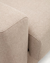Load image into Gallery viewer, Anley beige 3-seater sofa bed with solid beech wood legs 224cm FSC Mix Credit - image 11