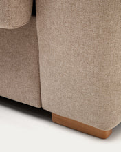 Load image into Gallery viewer, Anley beige 3-seater sofa bed with solid beech wood legs 224cm FSC Mix Credit - image 13