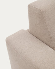 Load image into Gallery viewer, Anley beige 2-seater sofa bed with solid beech wood legs 204cm FSC Mix Credit - image 12