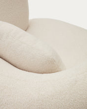 Load image into Gallery viewer, Martina ecru bouclé armchair with cushion FSC Mix Credit - image 14