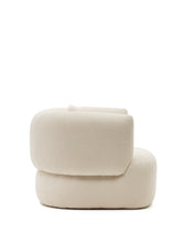 Load image into Gallery viewer, Martina ecru bouclé swivel armchair with cushion FSC Mix Credit - image 6