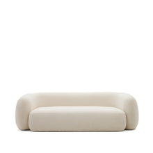 Load image into Gallery viewer, Martina ecru bouclé 3-seater sofa 246cm FSC Mix Credit
