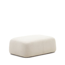 Load image into Gallery viewer, Martina ecru bouclé footrest 123 x 85cm FSC Mix Credit - image 3