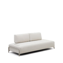 Load image into Gallery viewer, Compo module beige chenille 3-seater with beige metal structure 232 cm FSC Mix Credit - image 3