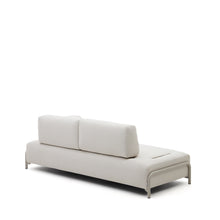 Load image into Gallery viewer, Compo module beige chenille 3-seater with beige metal structure 232 cm FSC Mix Credit - image 7