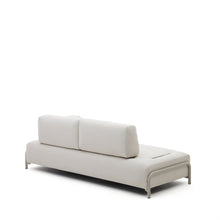 Load image into Gallery viewer, Compo module beige chenille 3-seater with beige metal structure 232 cm FSC Mix Credit - image 8
